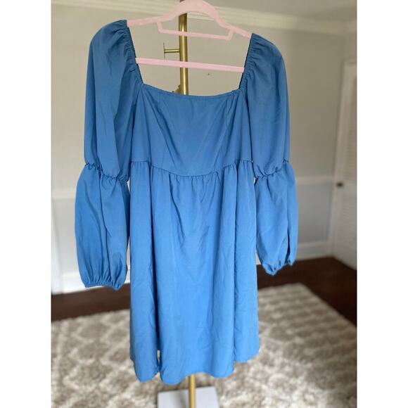 Square Neck Dress Cottagecore Puff Romantic Boho Coquette Babydoll Castlecore - Picture 2 of 9